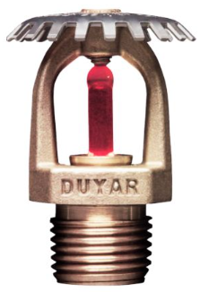 Спринклер розетка вверх (Латунь), температура срабатывания 68°С DUYAR DY-3323-68 латунь Датчики автомобильные
