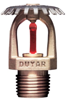Спринклер розетка вверх (Хром), температура срабатывания 57°С DUYAR DY-3423-57 хром Полироли