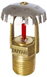 Спринклер вертикальный (Латунь), температура срабатывания 141°С DUYAR DY-5333-141 латунь Датчики автомобильные