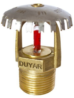 Спринклер вертикальный (Латунь), температура срабатывания 141°С DUYAR DY-5433-141 латунь Датчики автомобильные